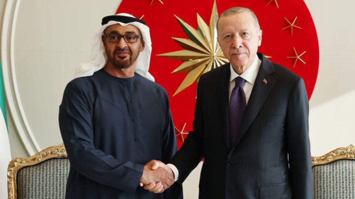 Erdoğan, Al Nahyan ile görüştü