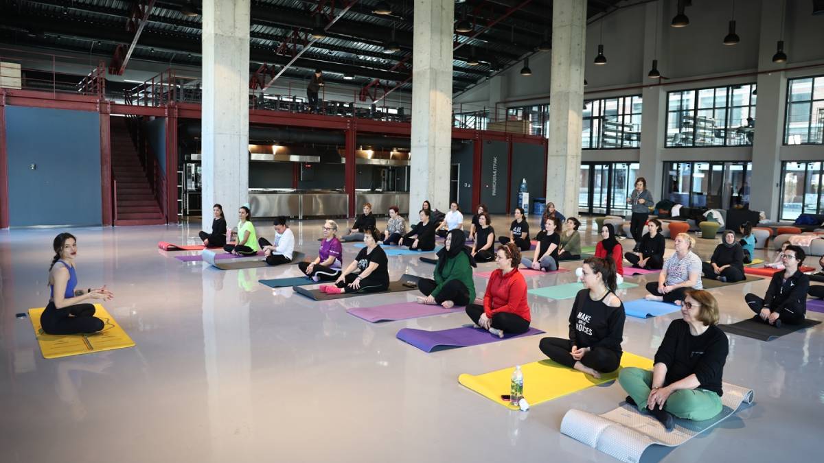 Pancar Deposu’nda yoga buluşmaları başladı