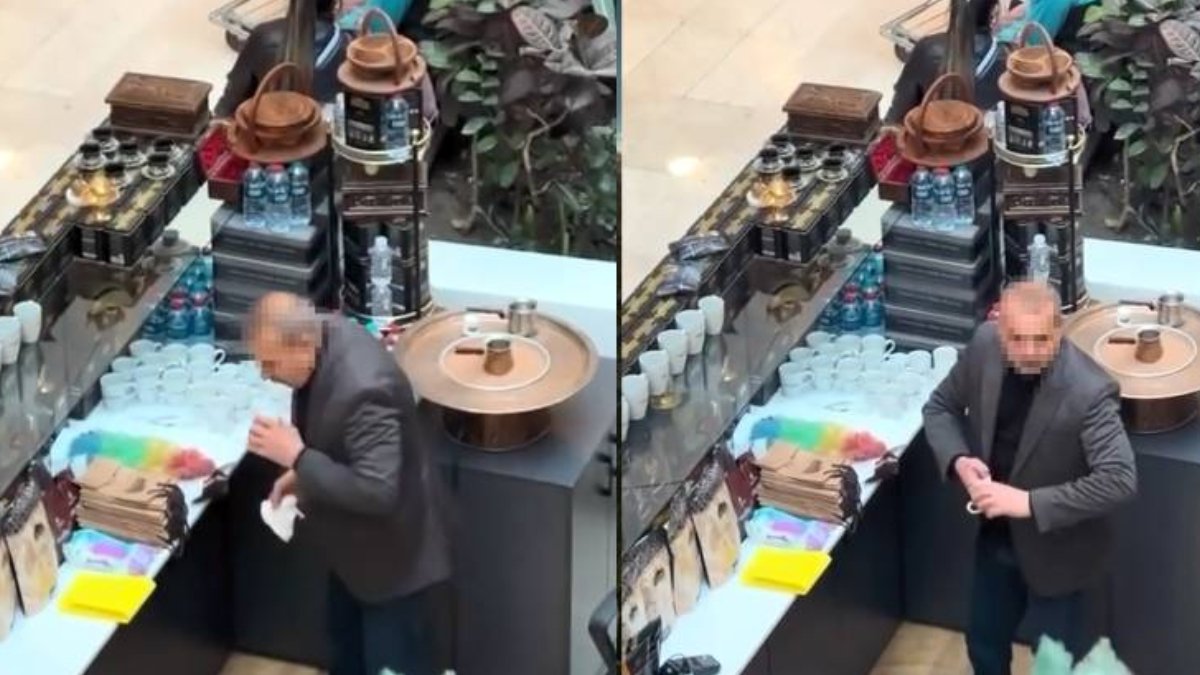 Fincanları tükürerek temizleyen kahvecinin ifadesi ortaya çıktı! O bardakla kahve satışı yapmamış