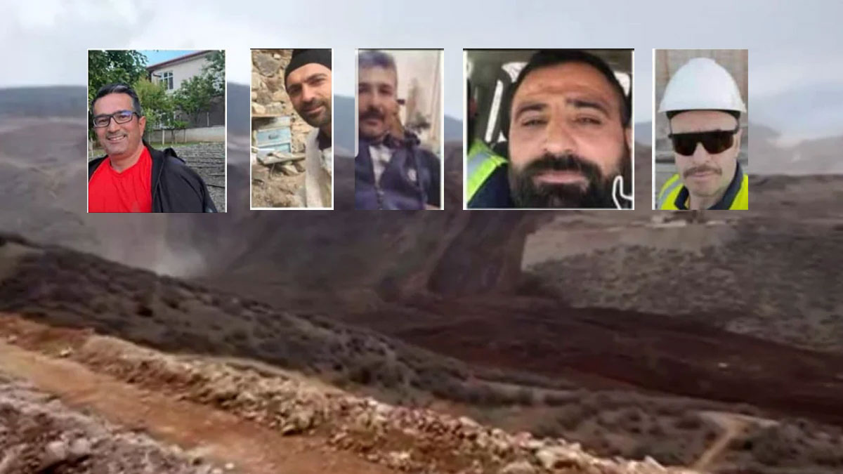 İliç'te toprak altında kalan 6 işçinin kimliği belli oldu