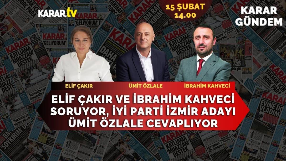 Elif Çakır ve İbrahim Kahveci soruyor İYİ Parti İzmir Adayı Prof. Dr. Ümit Özlale cevaplıyor