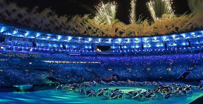 216 Rio Olimpiyat Oyunları, resmi açılışı yapıldı