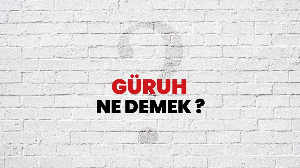 Güruh Ne Demek?