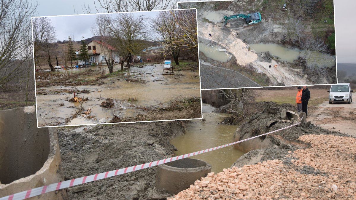 Bilecik sel sularına kapıldı: Tarım arazileri ve yollar göle döndü