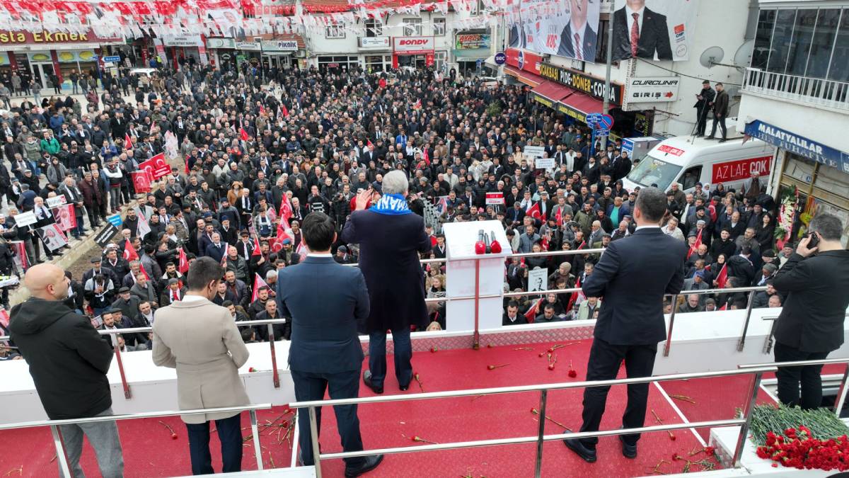 Mansur Yavaş’a Haymana’da yoğun ilgi: “Bizim felsefemizde ayırma yok”