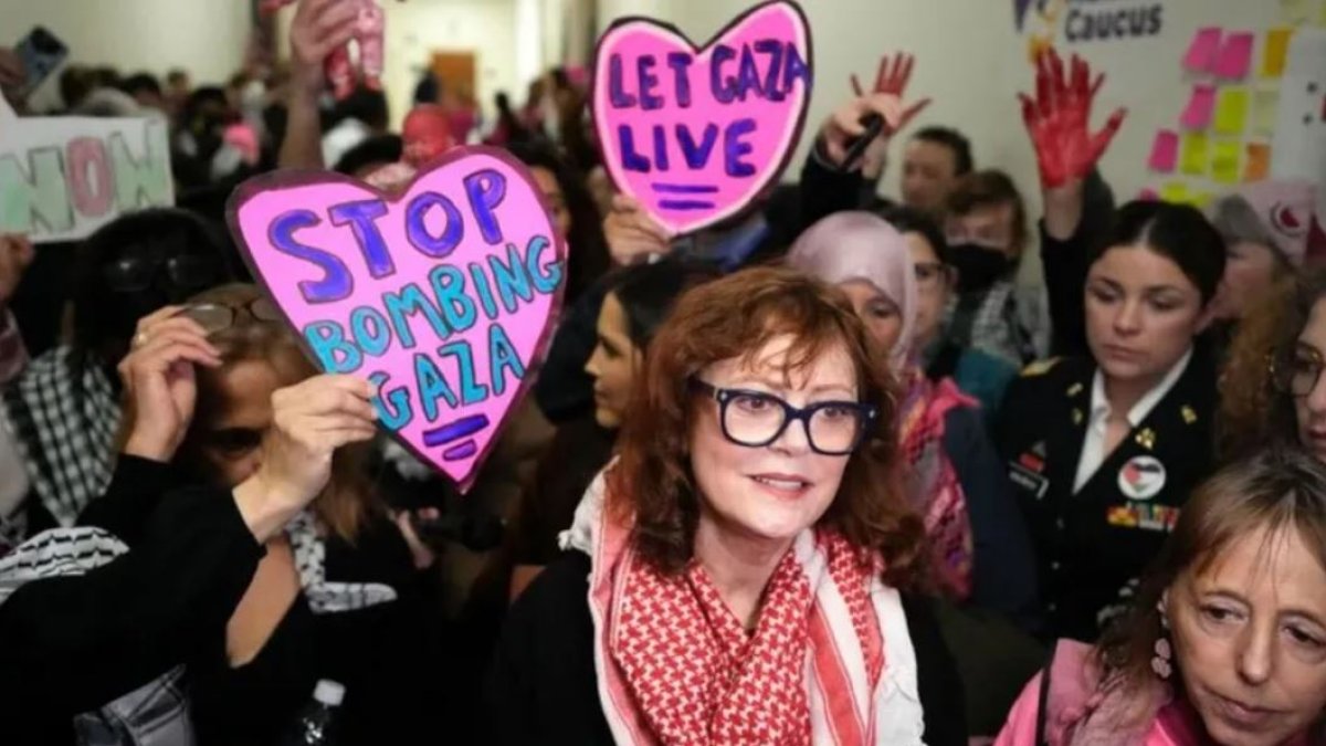 ABD'li oyuncu Susan Sarandon: Filistin çağrılarımdan dolayı tehdit ediliyorum