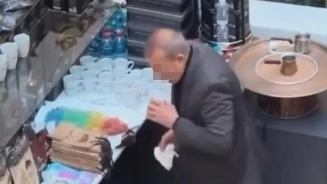 Fincanları tükürerek temizlemişti: Akıbeti belli oldu