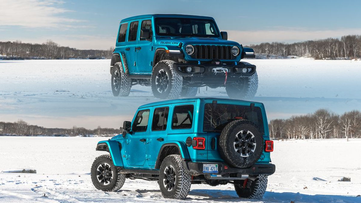 2024 Jeep Wrangler 4xe Rubicon X: Çölün ve karlı yolların kralı elektrikle buluşuyor