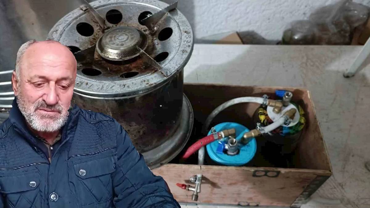 Bir litre benzinden 300 litre gaz üretti! İki emekliden devrim gibi sistem: “Bir tüp 750 lira, bunun litresi aylarca gidiyor"