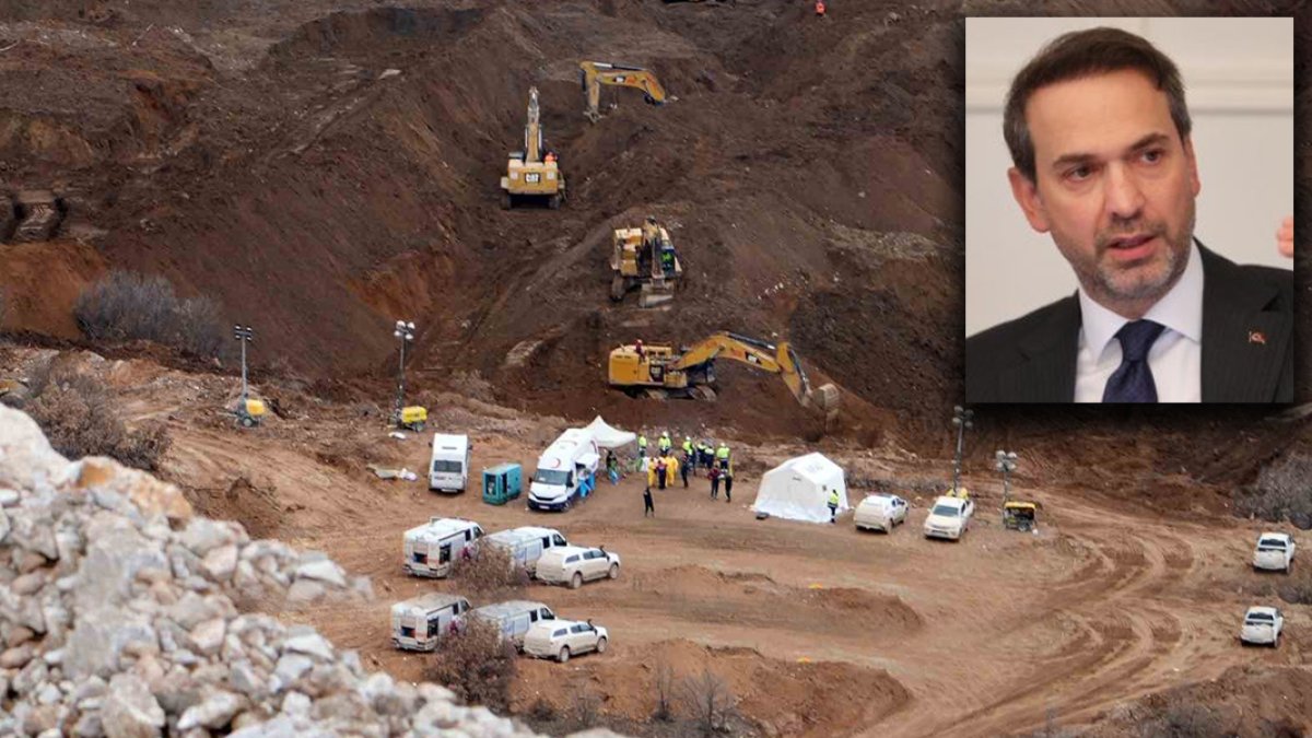 Bakan Bayraktar açıkladı: İliç'te heyelan riski nedeniyle arama faaliyetleri durduruldu