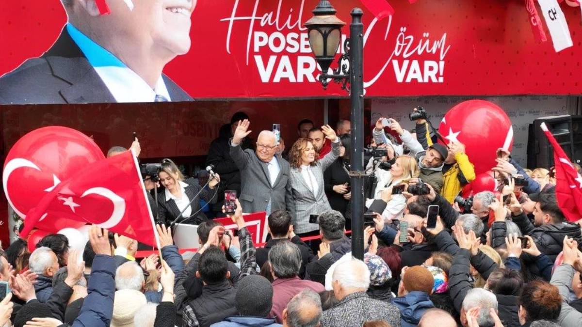 Başkan Posbıyık’ın seçim ofisi açılışı mitinge dönüştü