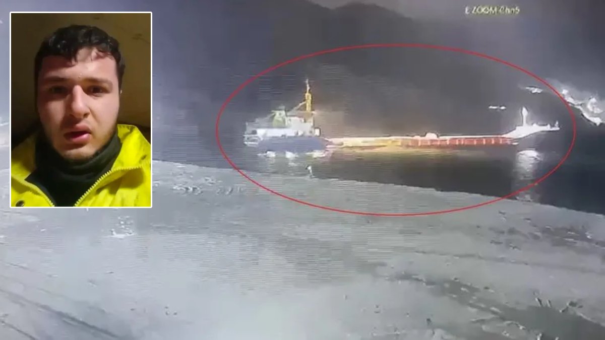 Batan gemiden sevgiliye son mesaj: Geminin su alan yerlerini onardık, şimdi uyuyoruz