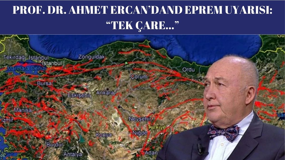 Prof. Dr. Ahmet Ercan herkesi sosyal medyadan uyardı: O faylar deprem üretir! Tek çaresi ise...