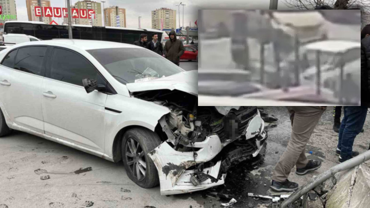 Kazada 3 kişi ölümden döndü: Aracın çarpmasıyla adeta savruldular