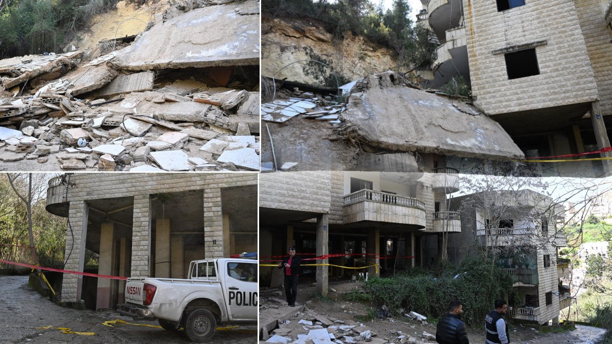 Şiddetli yağış binanın çökmesini sağlamış! 3 katlı bina yıkıldı, 1'i çocuk 4 kişi öldü