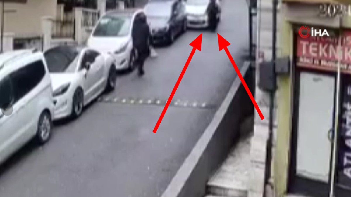 Daha ne olduğunu dahi anlamadı! O kaza anı böyle kaydedildi