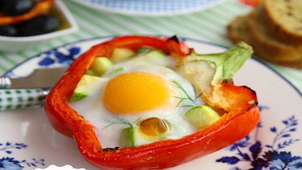 Bu dolma başka! Kahvaltılık biber dolması: Resmen kahvaltı tabağı