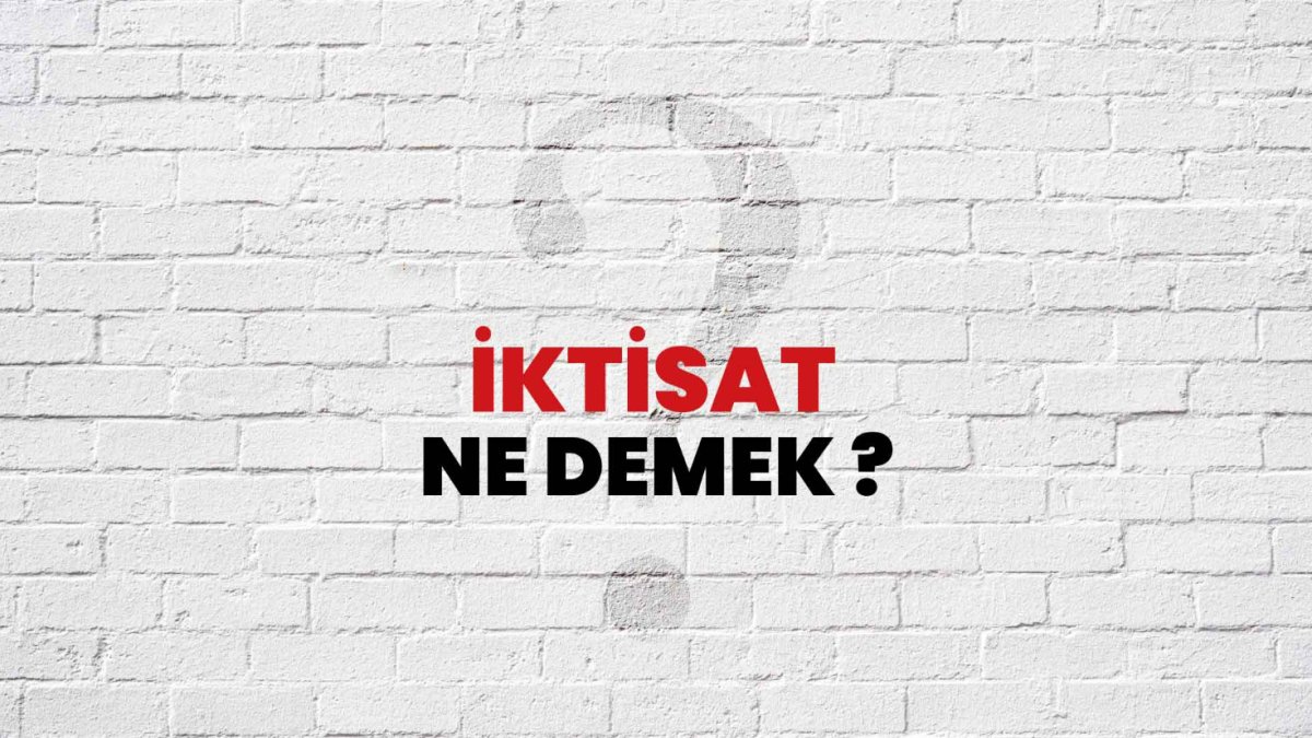 ktisat-ne-demek