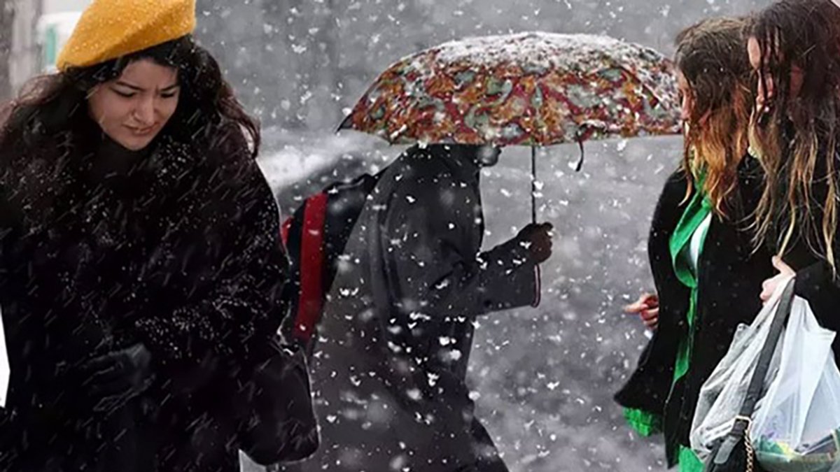 Meteoroloji birçok il için alarm verdi! Hem sağanak ve hem kar geliyor