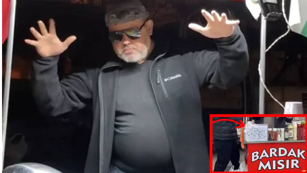 Çılgın dondurmacıdan sonra çılgın mısırcı! Satıcının hareketleri sosyal medyada olay oldu: 250 TL karşılığında