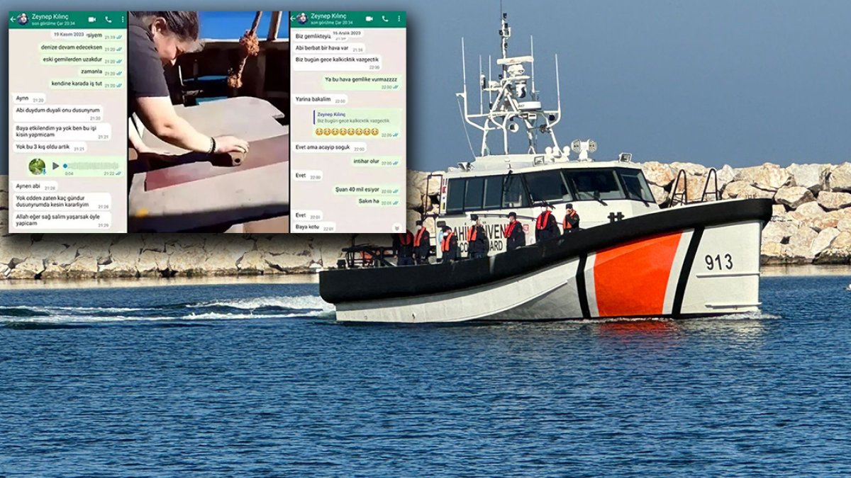 Marmara’da batan geminin aşçısı Zeynep Kılınç’ın mesajları ortaya çıktı: Bu işi kışın yapmayacağım kararlıyım