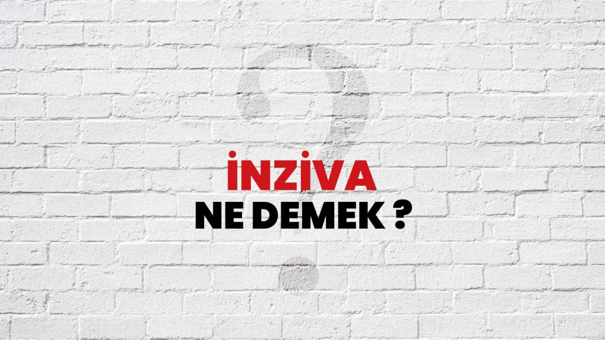 İnziva Ne Demek?