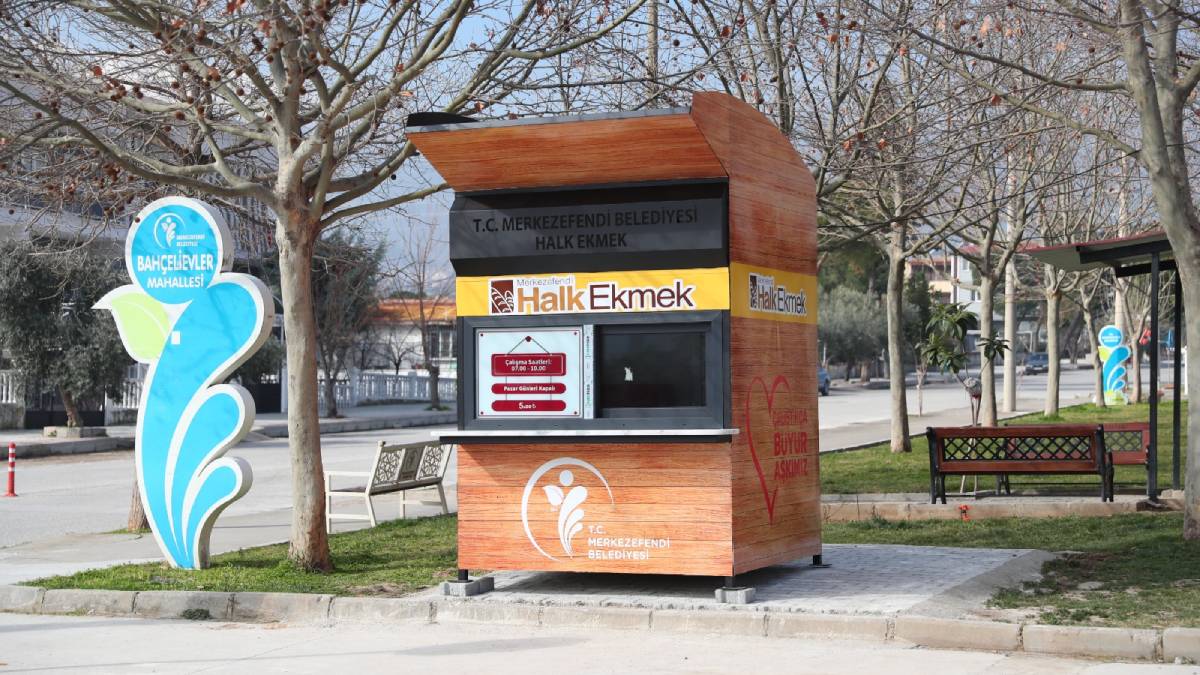 Merkezefendi halk ekmek’in 24. büfesi hizmette