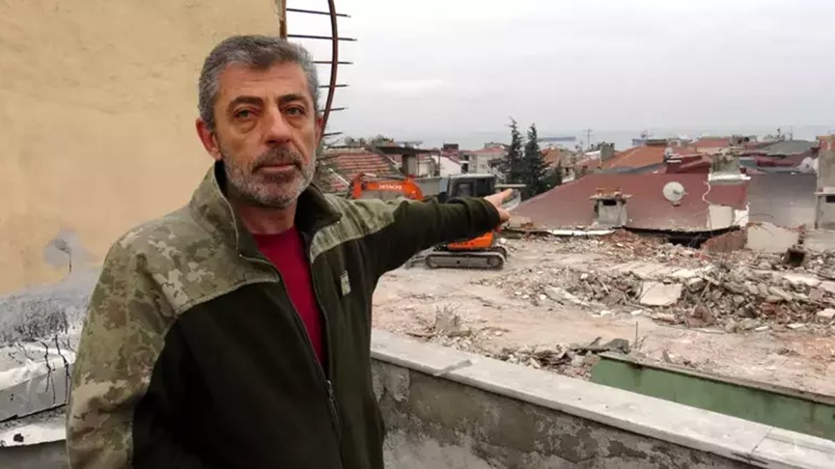 Skandal, yıkım sırasında meydana çıktı: İki bina 30 yıl boyunca tek duvarla ayakta kalmış