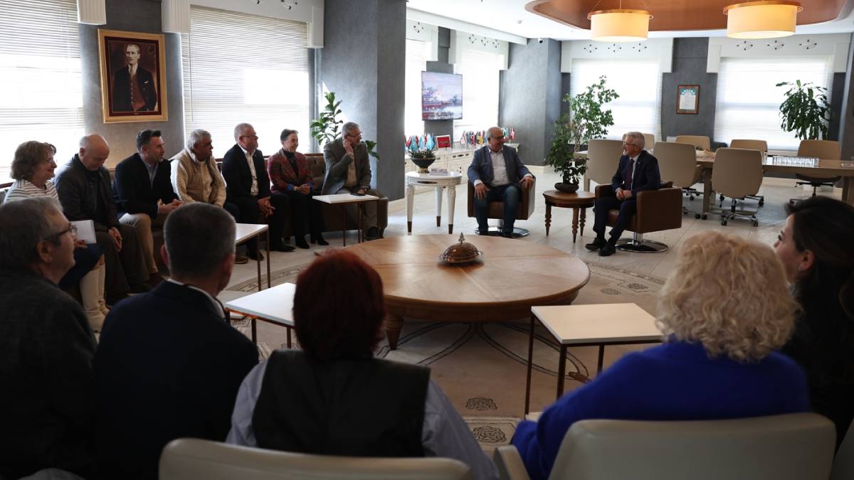 Başkan Erdem’e teşekkür ziyareti