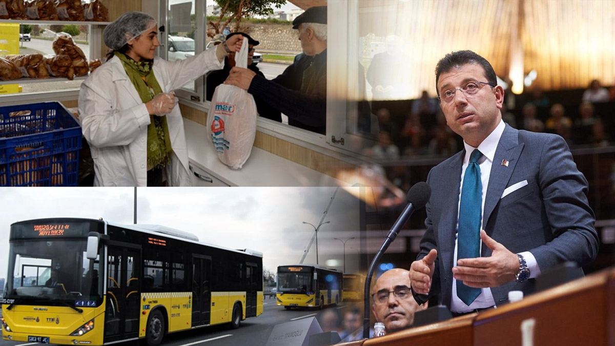 Emekli ve asgari ücretlilere pazar ve ulaşım desteği! Ekrem İmamoğlu vaatlerini duyurdu: Ayrıca halk ekmek bedava olacak...