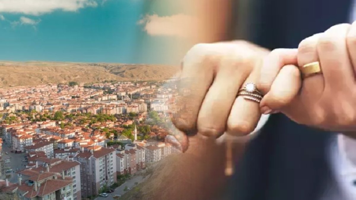 O ilde 1 yılda evlenen çift sayısı açıklandı! Boşanan çift sayısı ise yüzde 29...