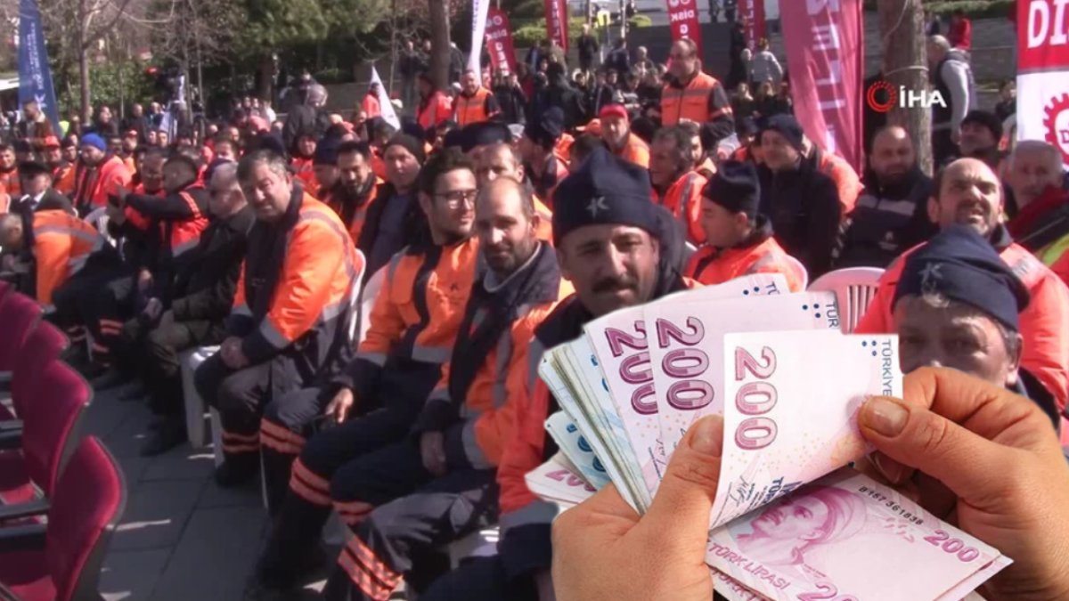 O belediyede çalışanlar yaşadı! Maaşlara yüzde 76 zam