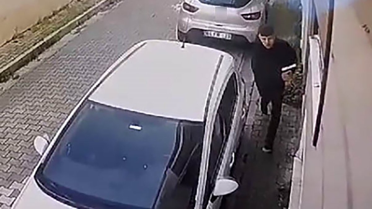 Dedeye kanlı pusu kamerada! Zili çaldı, saklandı, vurdu