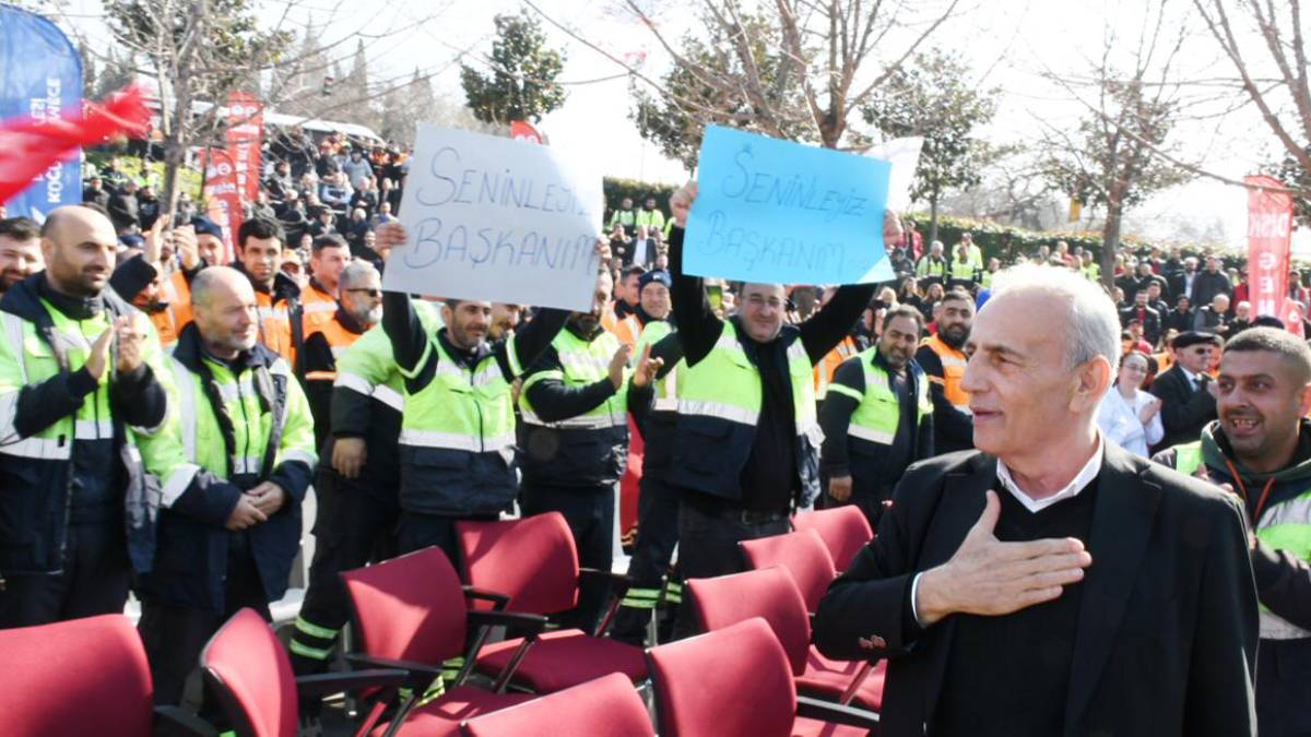 Başkan Çebi, yüzde 76 zam ile işçilerin yüzünü güldürdü