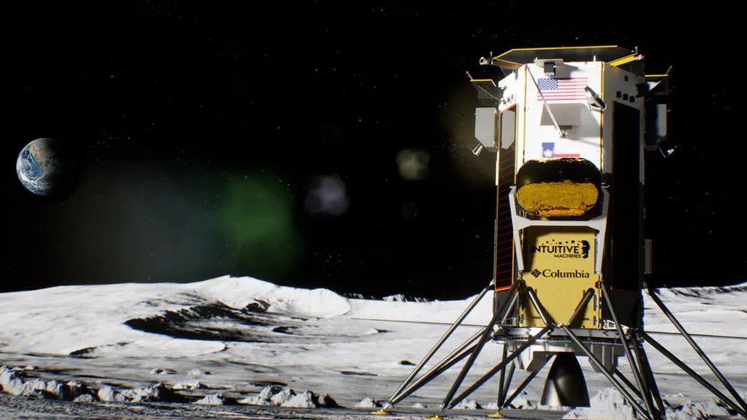 ABD'nin Ay'a iniş aracı 'konma sırasında' devrildi