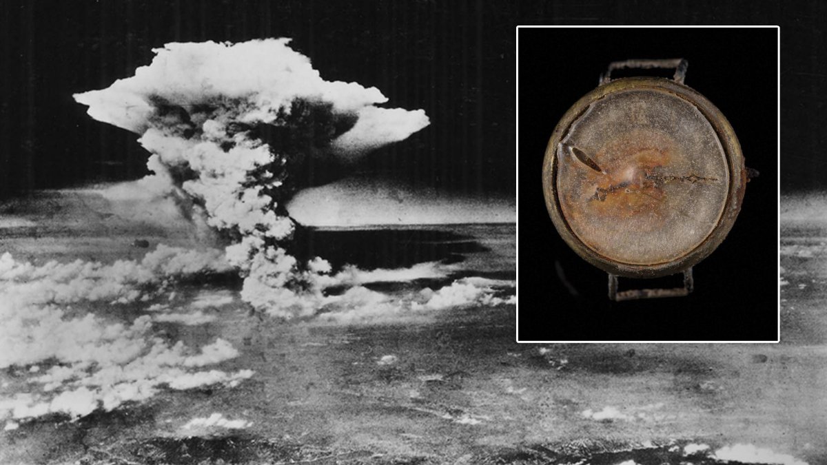 Hiroşima’daki felakette eriyen saat 31 bin dolara satıldı