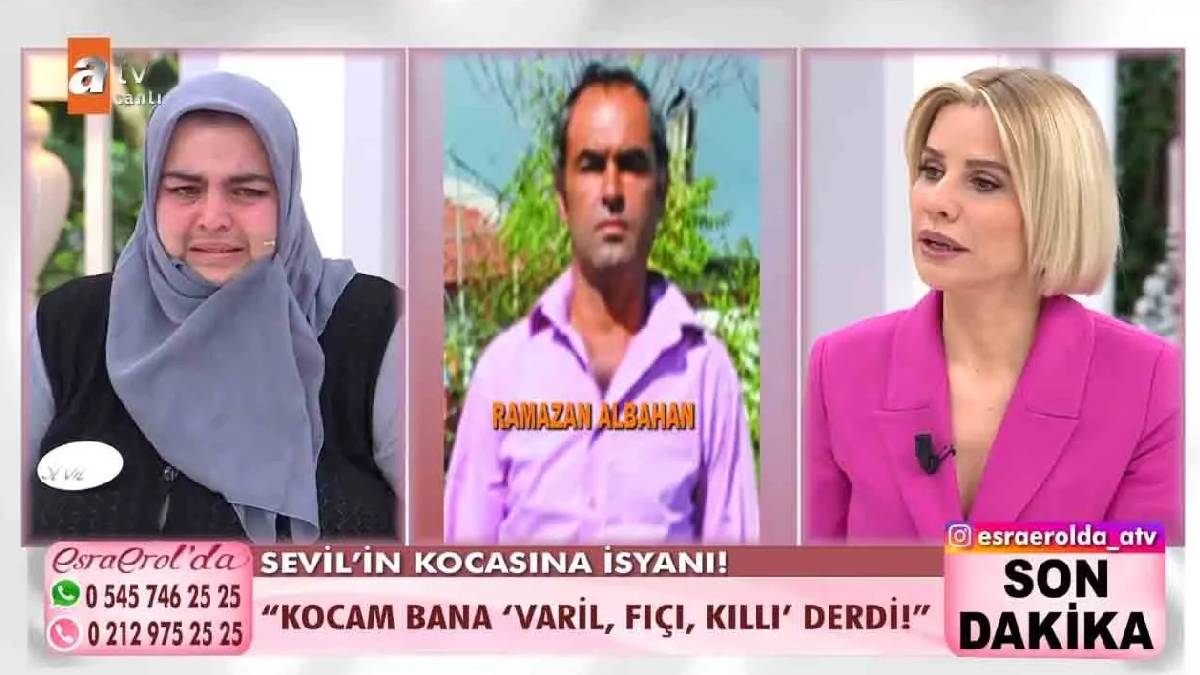 Esra Erol’da karısına varil, kıllı ve fıçı diyen adam şok etti! Karısı ağlayarak yardım istedi: Yediğim lokma gözüne batıyor