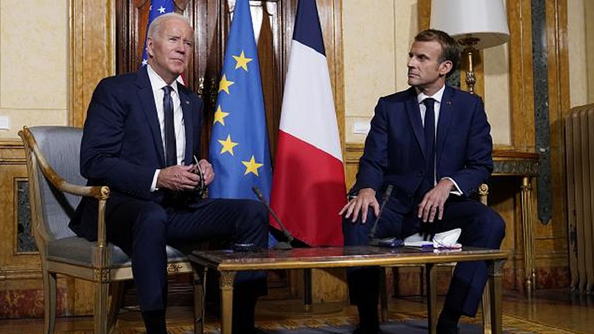 Macron ve Biden’dan ‘Gazze’ye acil yardım’ mesajı