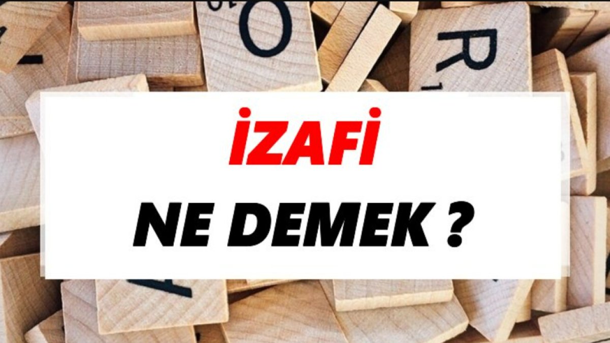 İzafi Ne Demek?