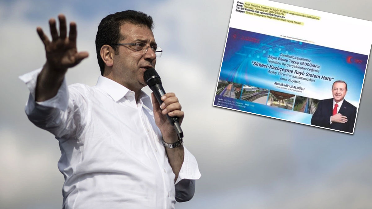 Murat Kurum yalanlamıştı, İmamoğlu davet mailini paylaştı: Acemi adaya postayla yollayacağım