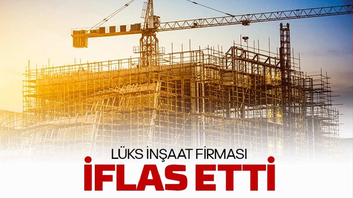 İnşaat devi iflas etti herkesin başını yaktı! Kimse beklemiyordu! Hem çalışanlara hem ortaklara yüklü borç bıraktı