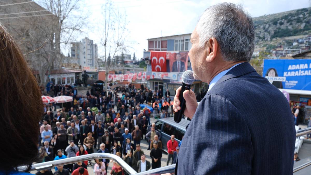 Karaisalı’da Zeydan Karalar coşkusu…