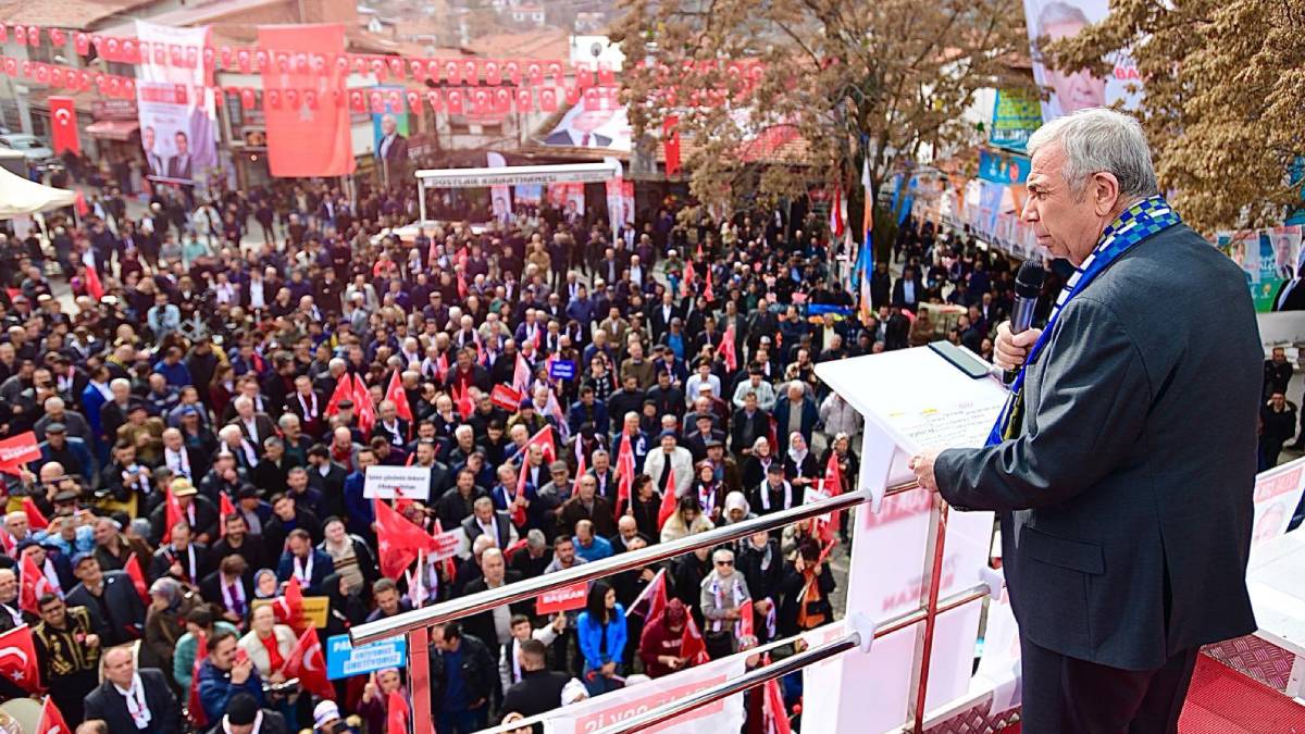 Mansur Yavaş’tan Güdül’e temiz içme suyu müjdesi