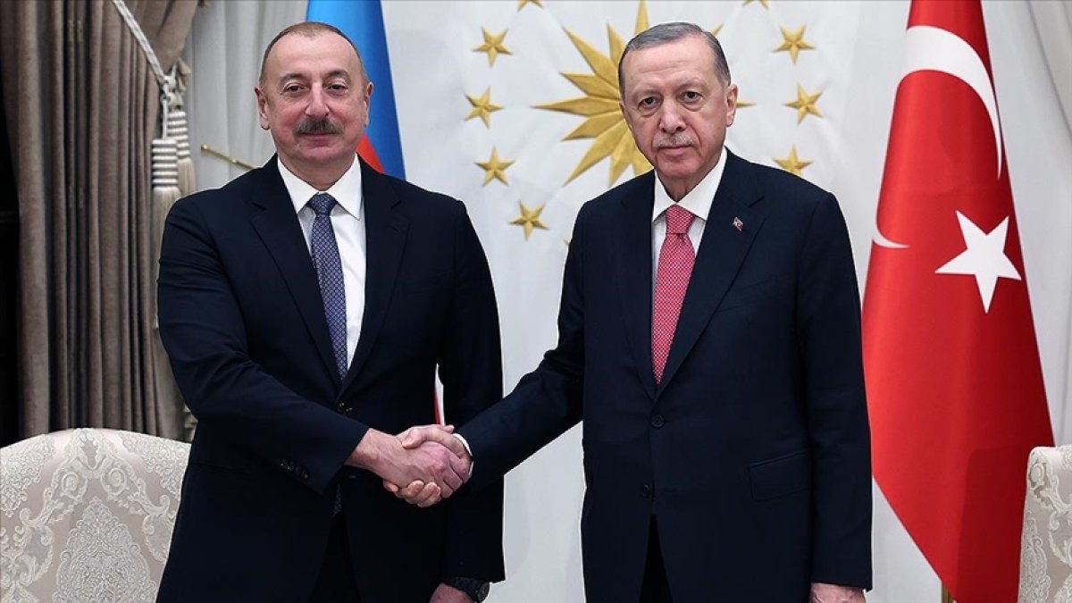 Erdoğan Azerbaycan Cumhurbaşkanı Aliyev ile görüştü