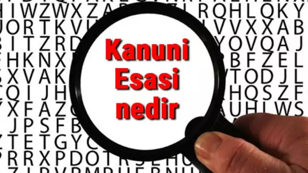 Kanuni Esasi Nedir?