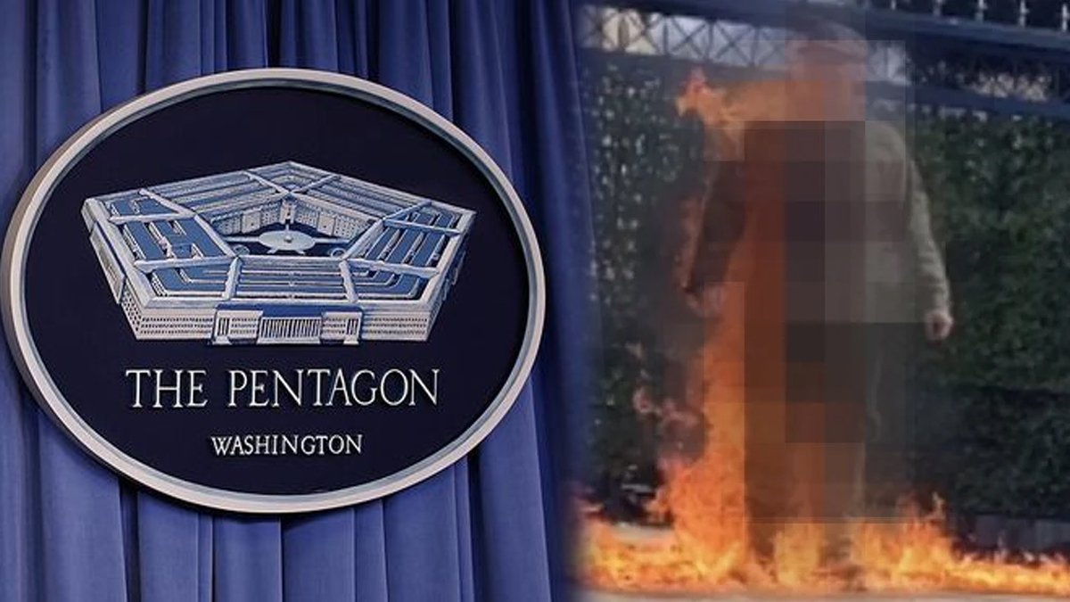 Kendini yakan 'Aaron Bushnell'ın ölümüne Pentagon'dan iki kelimelik yorum: Trajik olay