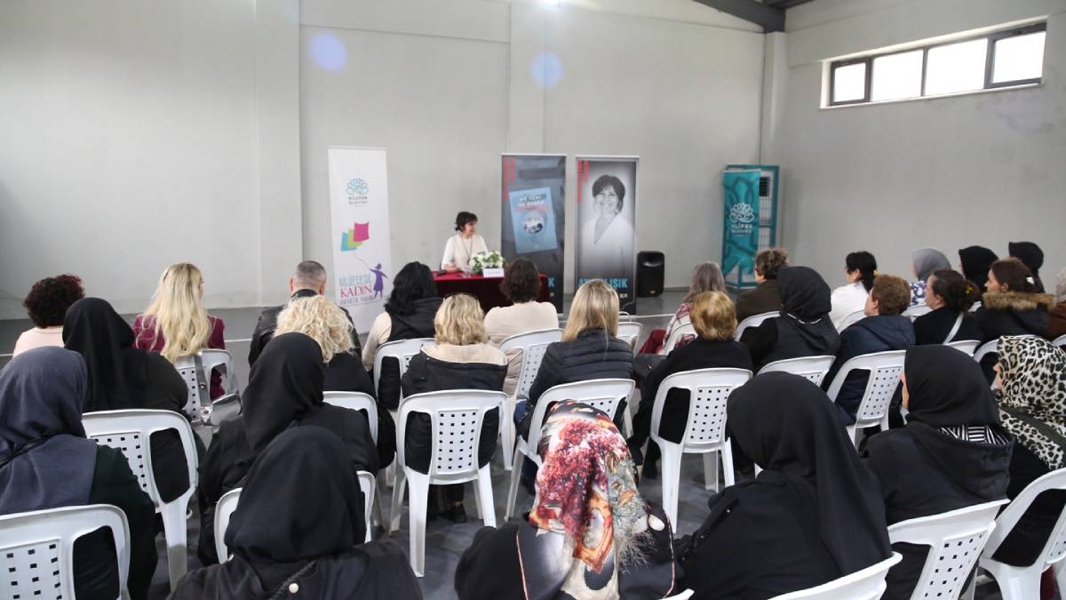 ​​​​​​​Nilüferli kadınlar bu kez Ayşen Işık’ı ağırladı