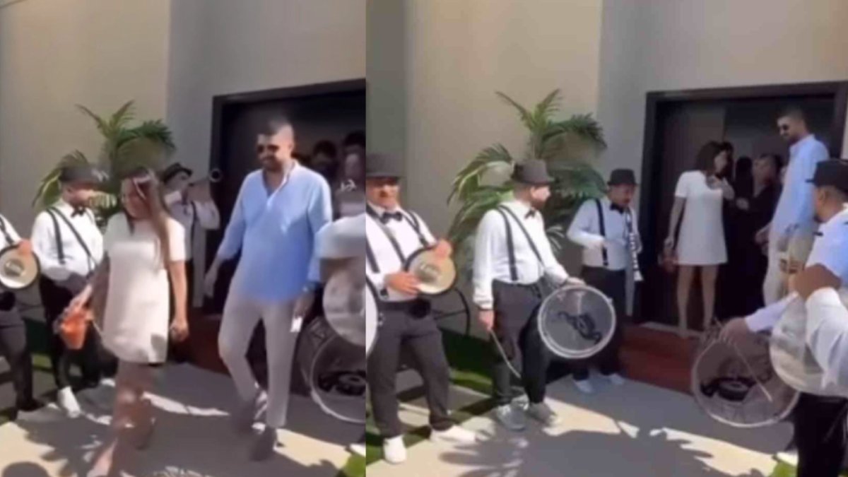 Dubai'de sessiz sedasız evlenmişti! Ebru Gündeş'in nikahından ilk kareler geldi, "davul zurnayla evden ayrılmış"