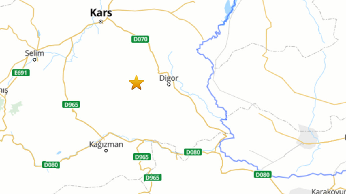 Kars'ta korkutan deprem | Son depremler