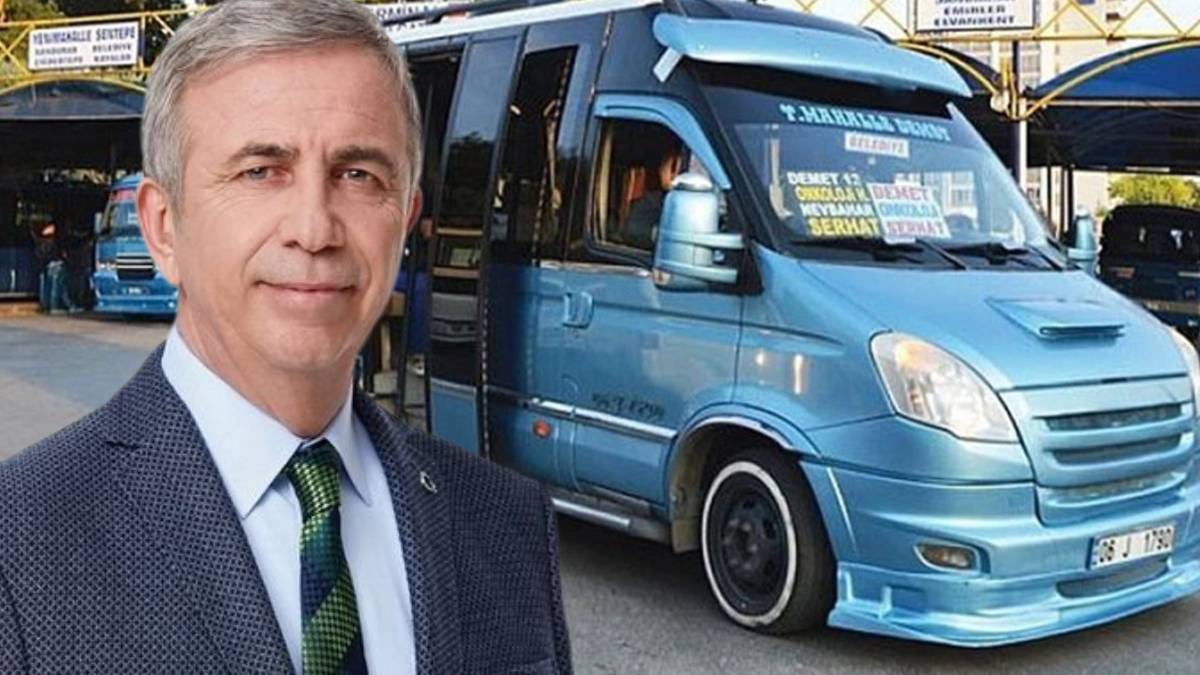 Halk otobüslerinden sonra dolmuşlara da geliyor! Mansur Yavaş güzel haberi verdi: Artık kart dönemi başlıyor